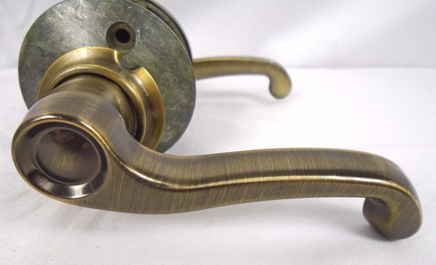 Flair Classroom Lockset S70PD FLA 609 RH Antique Brass 729HW