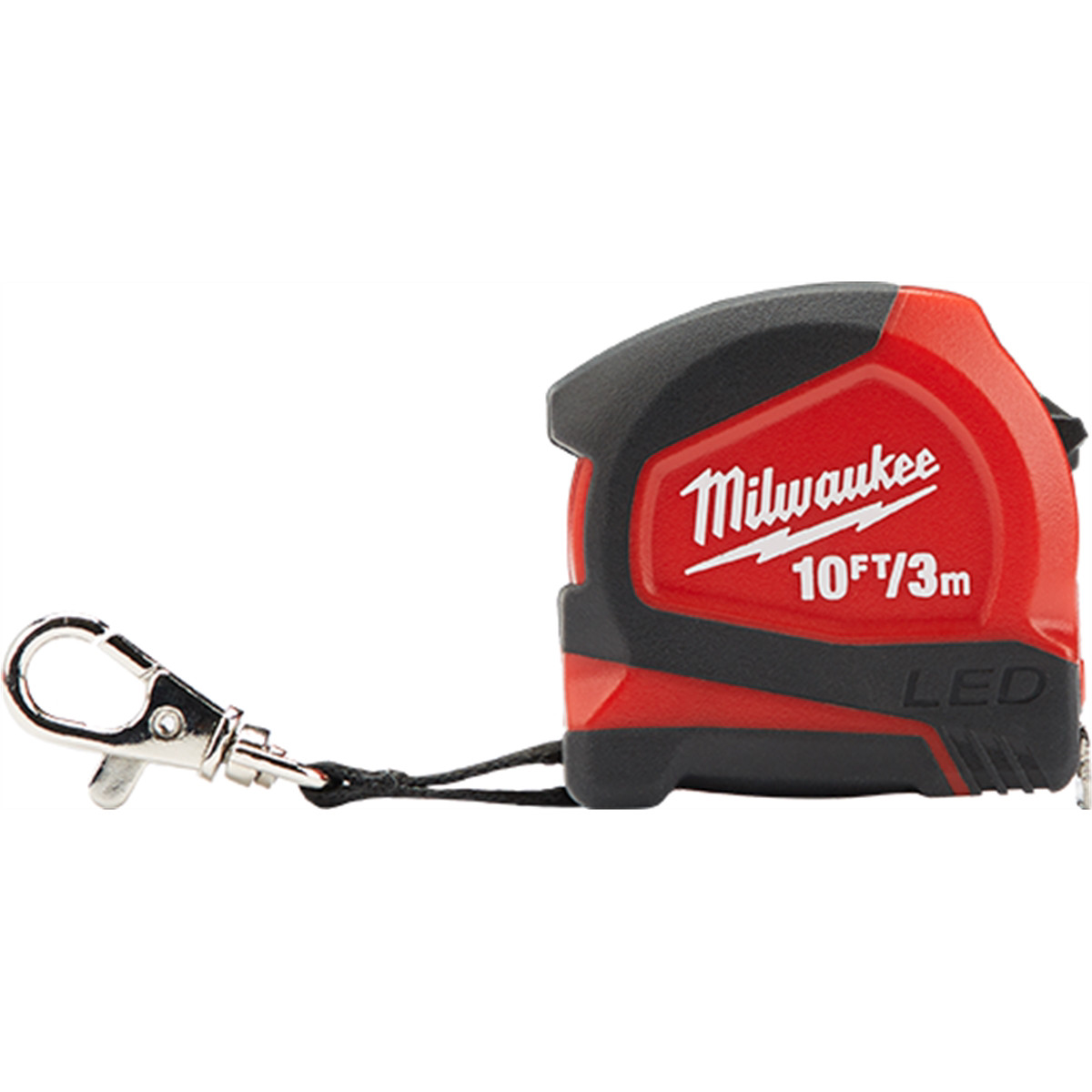 Milwaukee 48-22-6601 Milwaukee Tool 10ft / 3m Keychain Tape Measure with LED