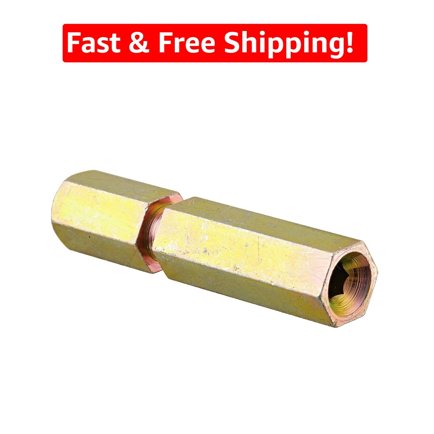 Durable Stainless Steel Hex Dogging Shafts – Pack of 2 with Matte Finish