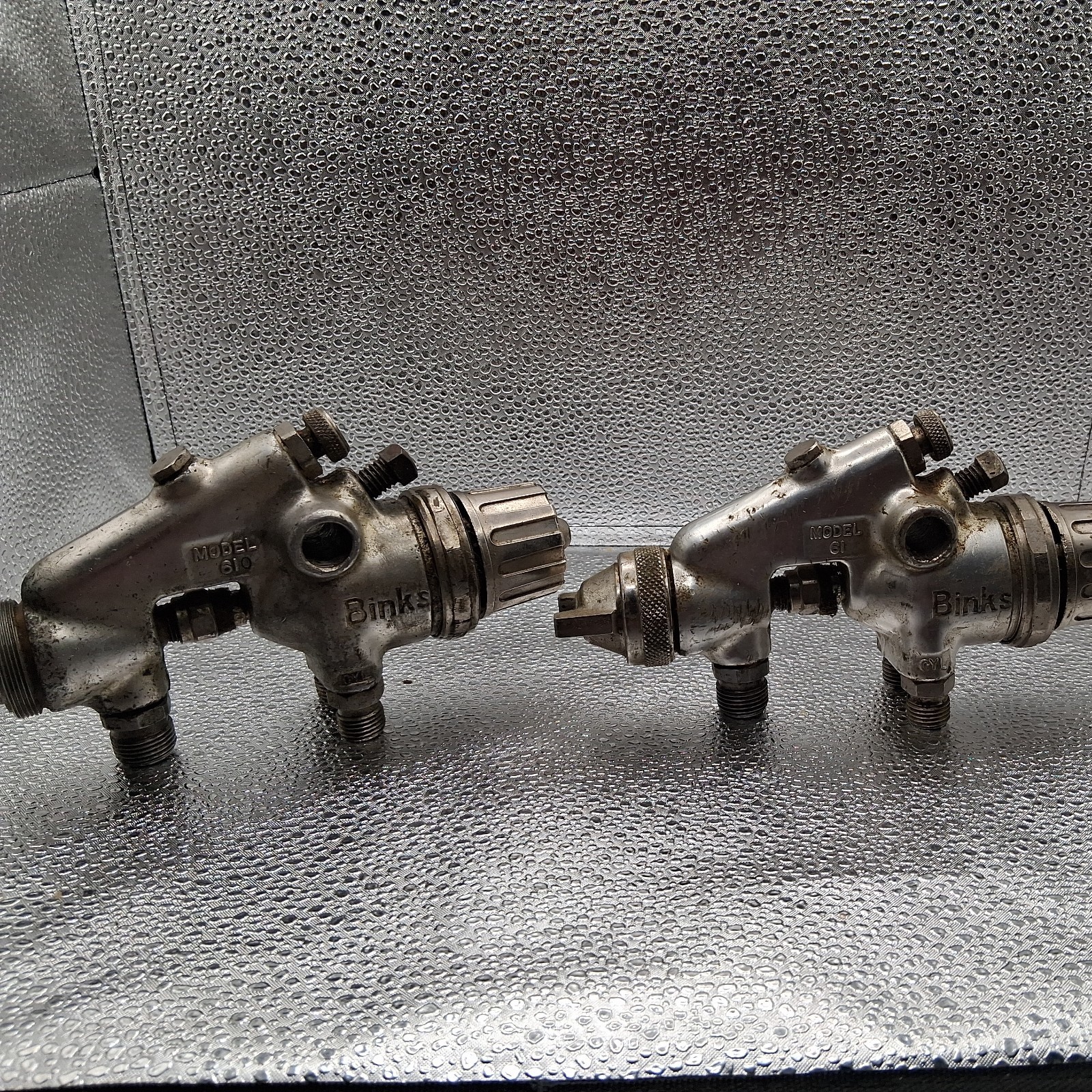 2x BINKS MODEL 61 AUTO PAINT SPRAYERS – USED UNTESTED