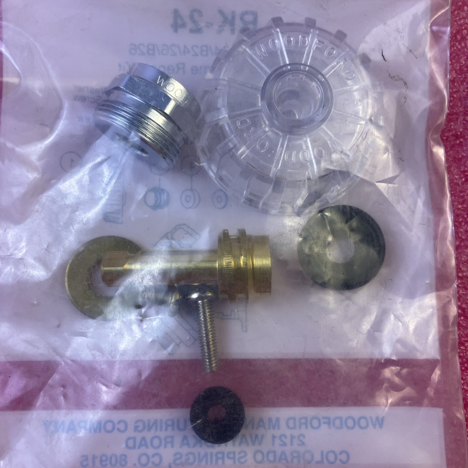 Woodford RK-24 Faucet Repair Kit Model 21, 24, 26, B24, B26, Y24, Y26