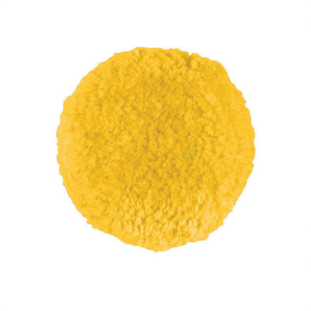 Buff And Shine 301GY Buffing Pad, 3 in Dia, Hook and Loop Attachment, Twisted W