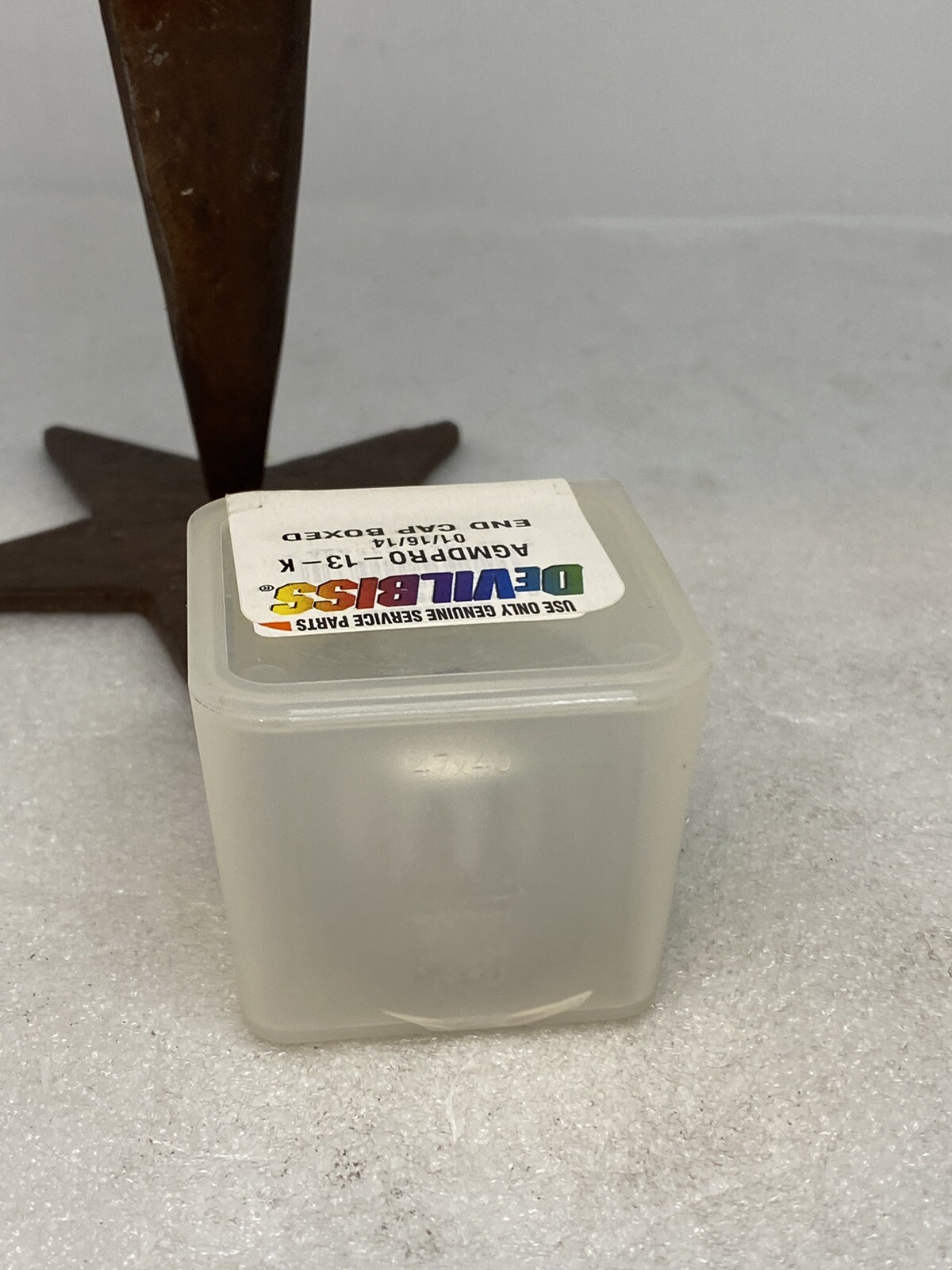 DeVILBISS AGMDPRO-13-K End Cap Boxed for AMGD Pro Automatic Spray Guns NEW OEM