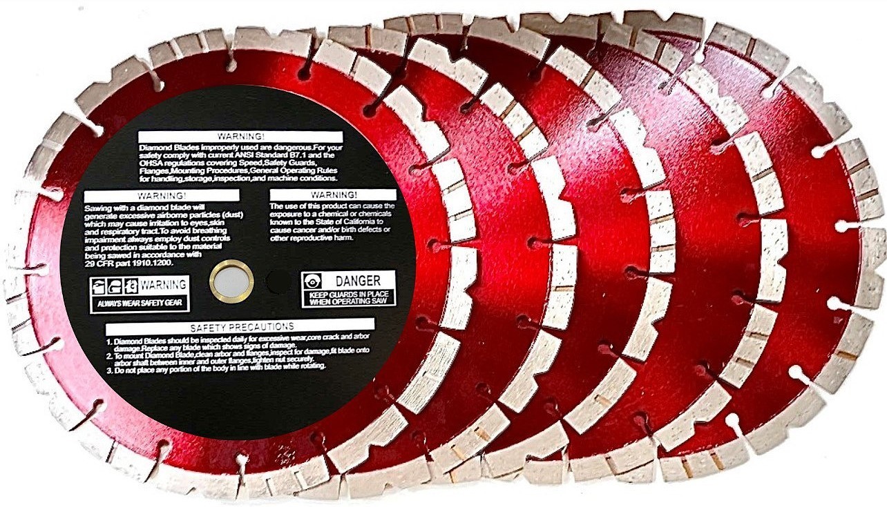 9” Diamond blade fits DCS692X2 Brushless Cordless 9 in. Cut-Off Saw