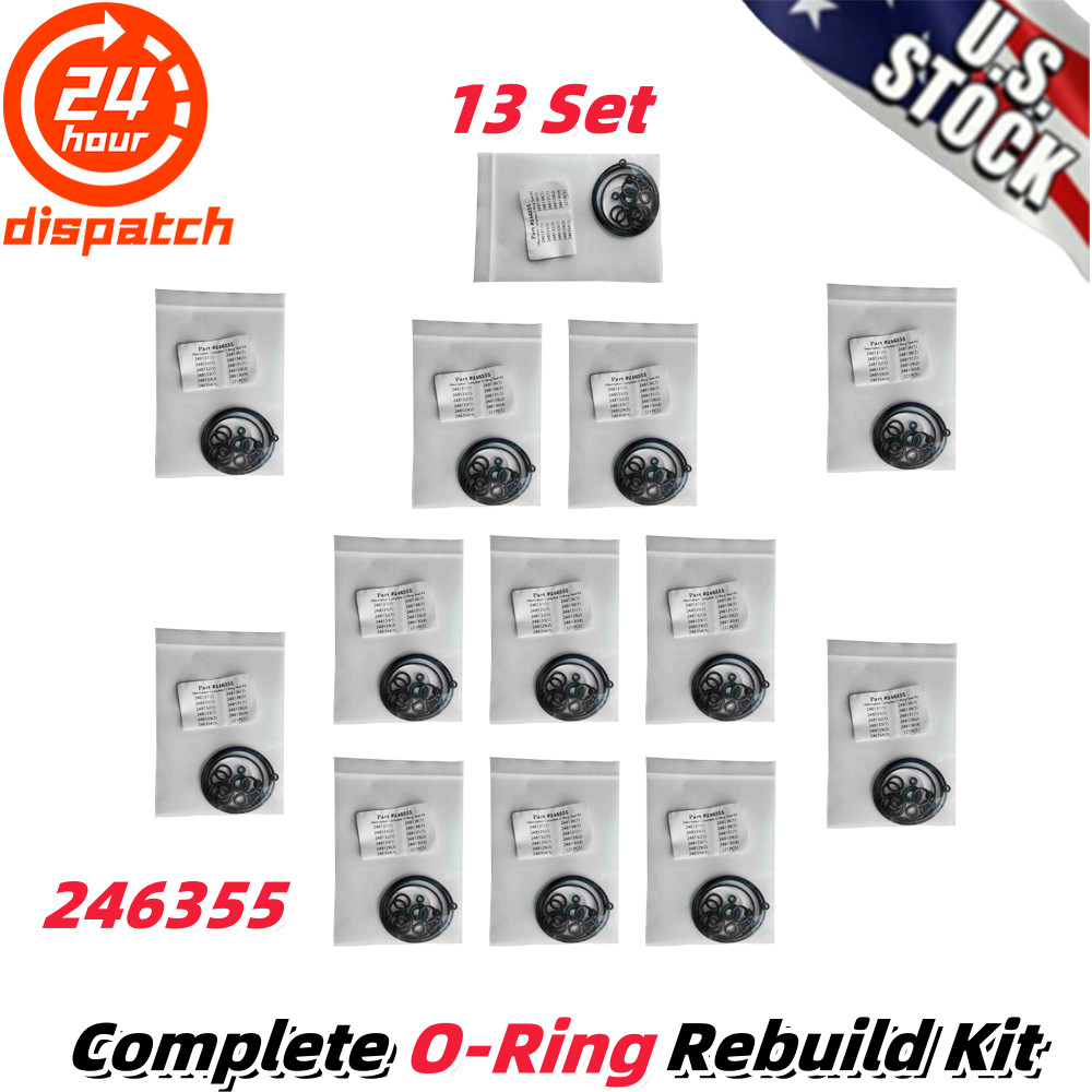 For Graco Fusion Complete O-Ring Rebuild Kit 246355 Air Purge AP Sprayer 13 Set