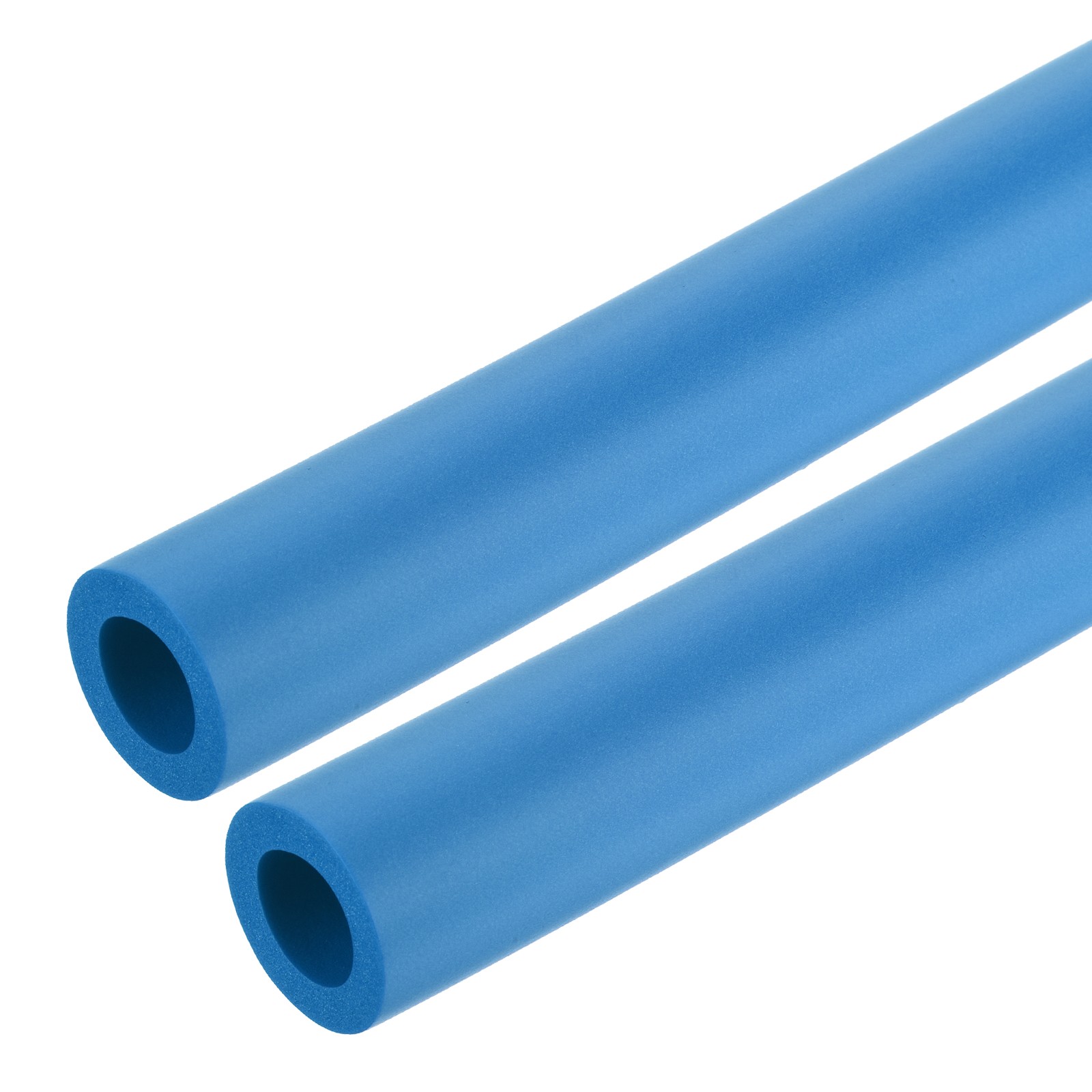 2pcs 0.3 Meter/1ft Pipe Insulation Tube 18mm ID 30mm OD Foam Tubing, Blue