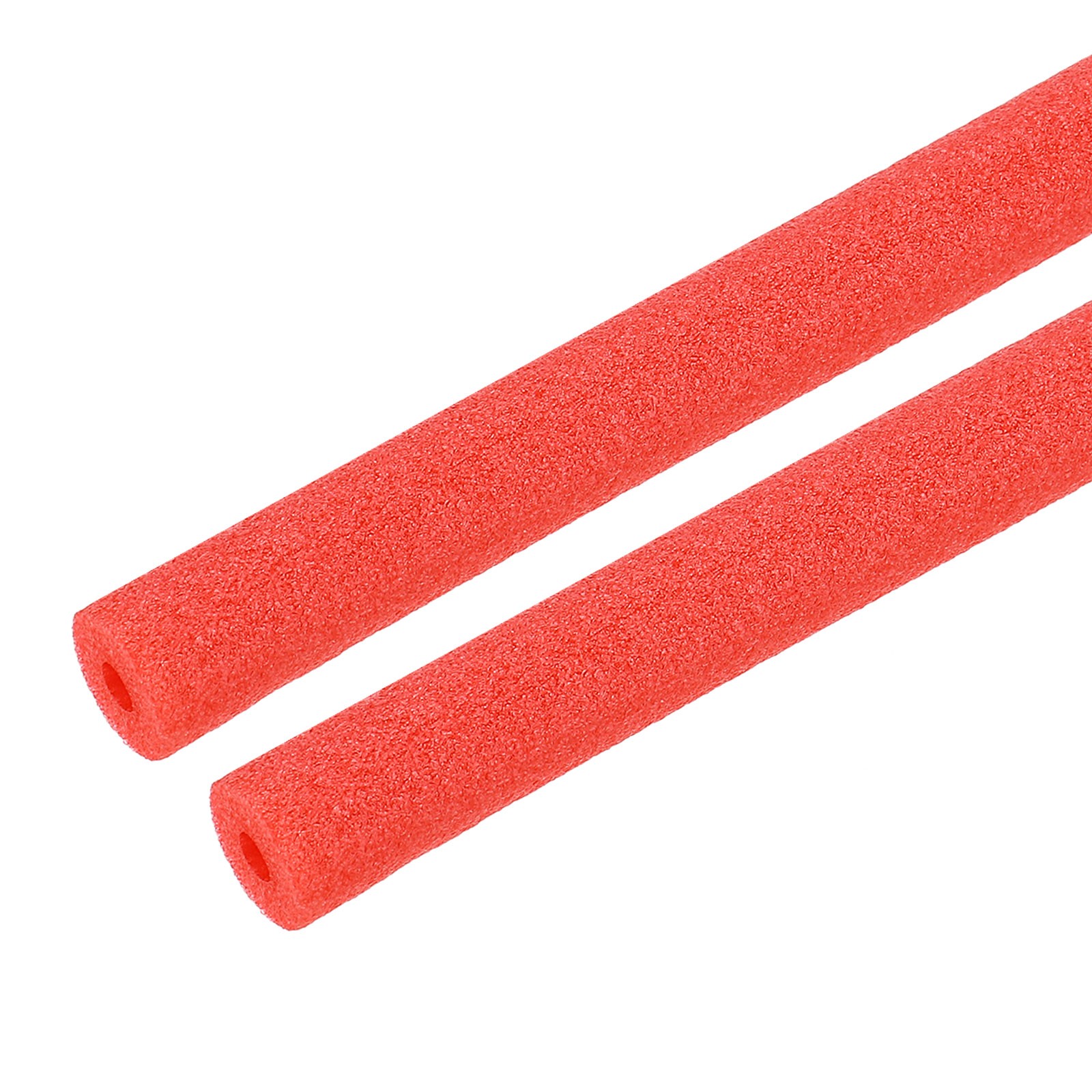 2pcs 1/5″ ID 3.3FT Pipe Insulation Foam Tube 0.59″ OD Tubing Cover Red