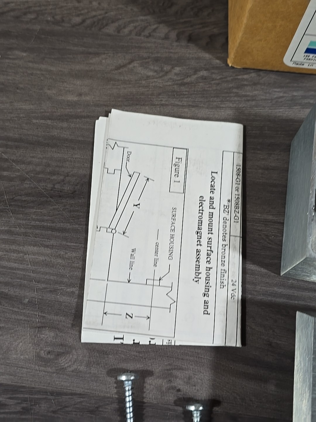New Edwards Door Release 1508-N5 120vac Single Door Surface Mount