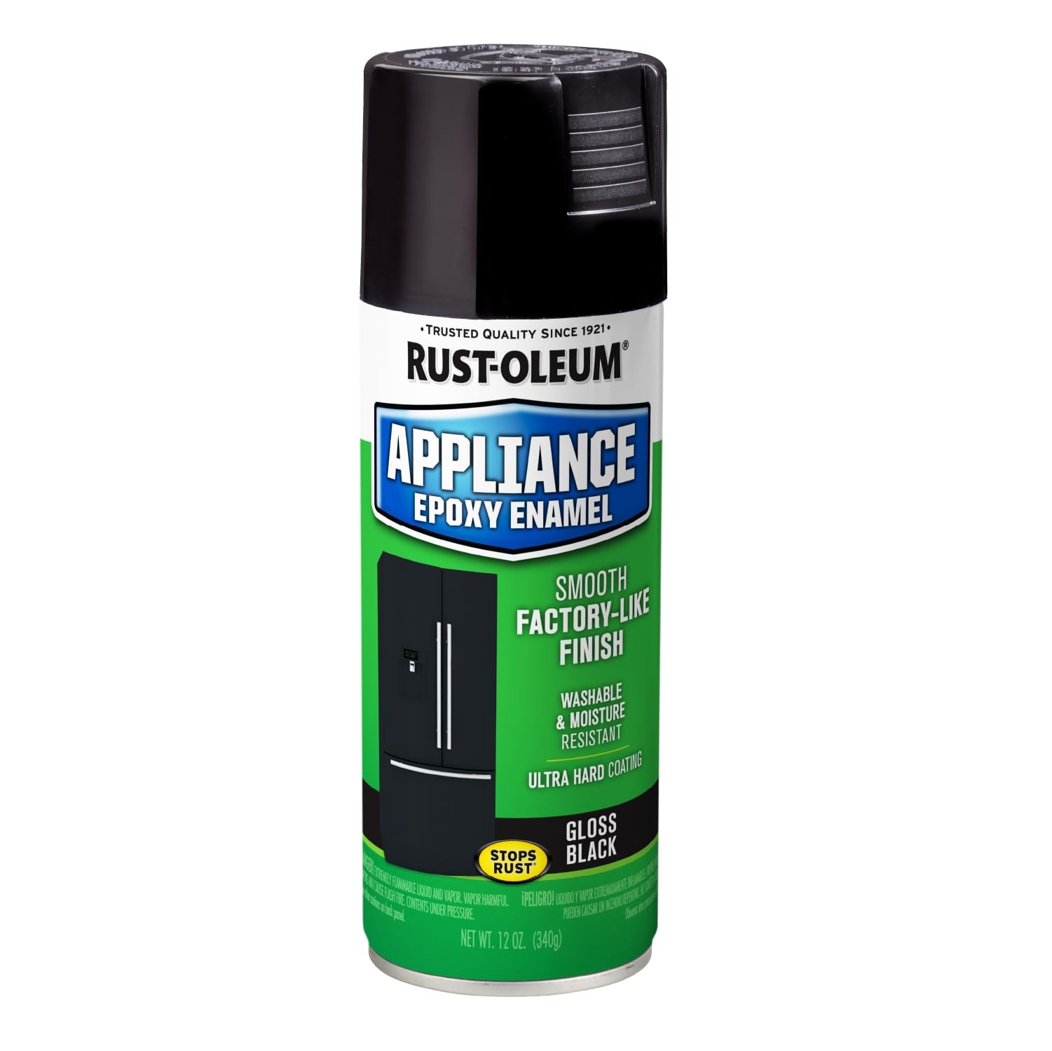 Rust-Oleum 7886830 Specialty Appliance Epoxy Spray Paint, 12 12 Ounce, Black