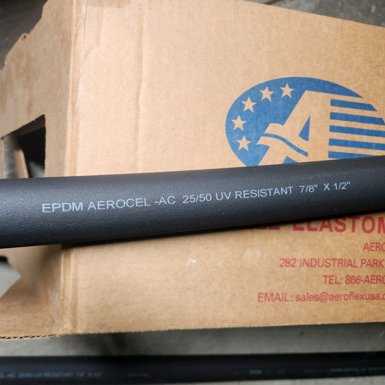 Pipe Insulation for 3/4 inch pipe. Aerocel Thermal Foam for: copper, pvc, 6-PACK