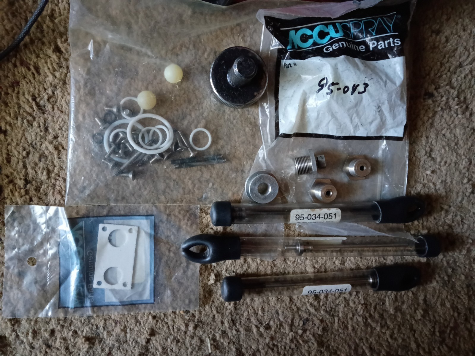 Accuspray 95-Series Automatic Gun Parts (Lot)