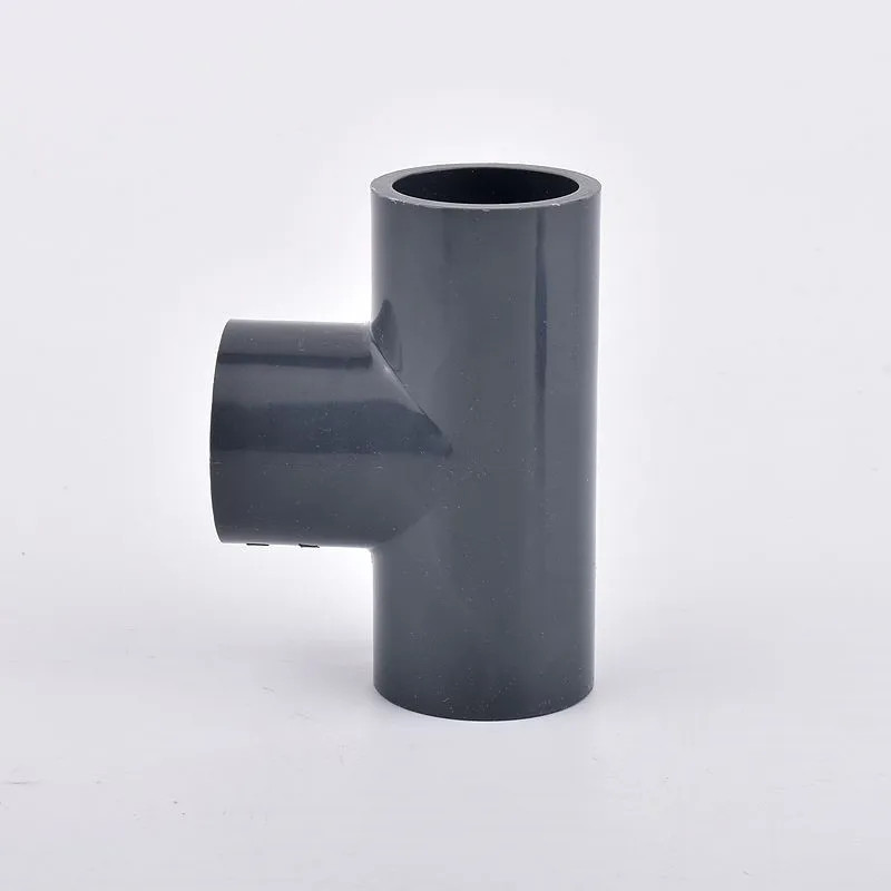 2Pcs 20 25 32 40 50Mm Grey PVC Pipe Connector Straight Elbow Tee Aquarium Fish T