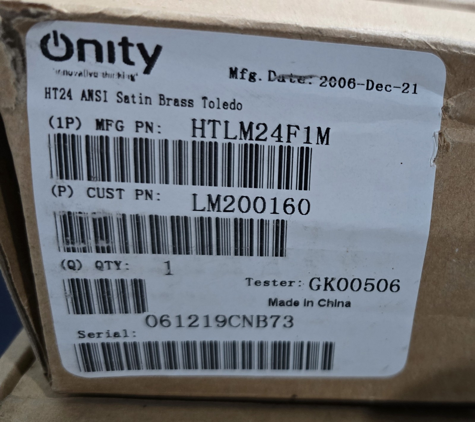 New Gold Tesa Onity HT24 Hotel Door Lock RFID Card Lot Of 2
