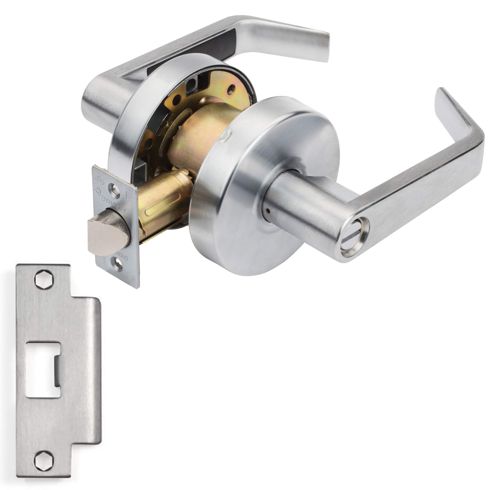 Dynasty Hardware Passage Door Lever Lockset, ADA Compliant, Grade 2 Heavy Dut…