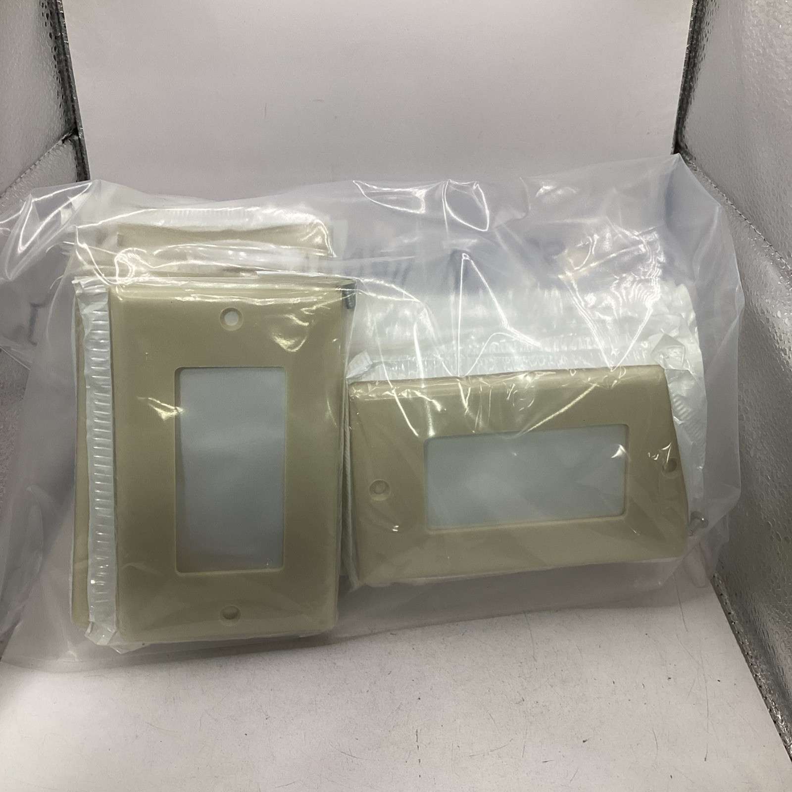 NOB Broan-Nutone Lot Of 17 Plastic Ivory Wall Plates