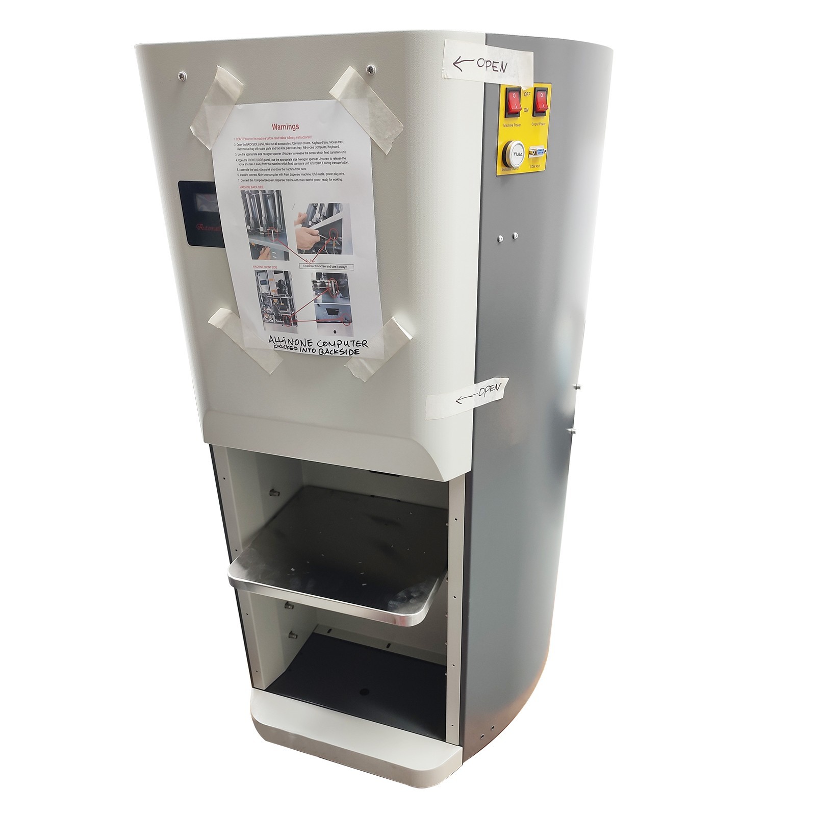 Automatic Paint Colorant Dispenser 110V Water-based Colorants Dispenser 2.3L