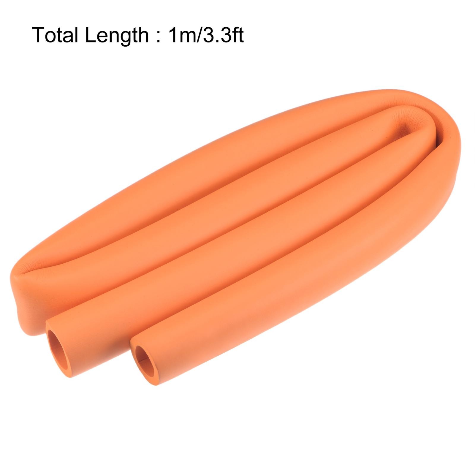 3.3ft Foam Tubing for Handle Grip Support 22mm ID 32mm OD 1m Length Orange