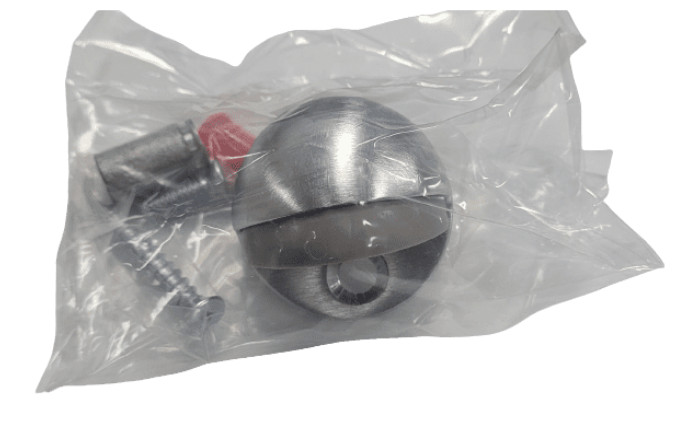 PACK US Lock 2400 Series Door Stop Dome Style Floor Mounted Aluminum U016791