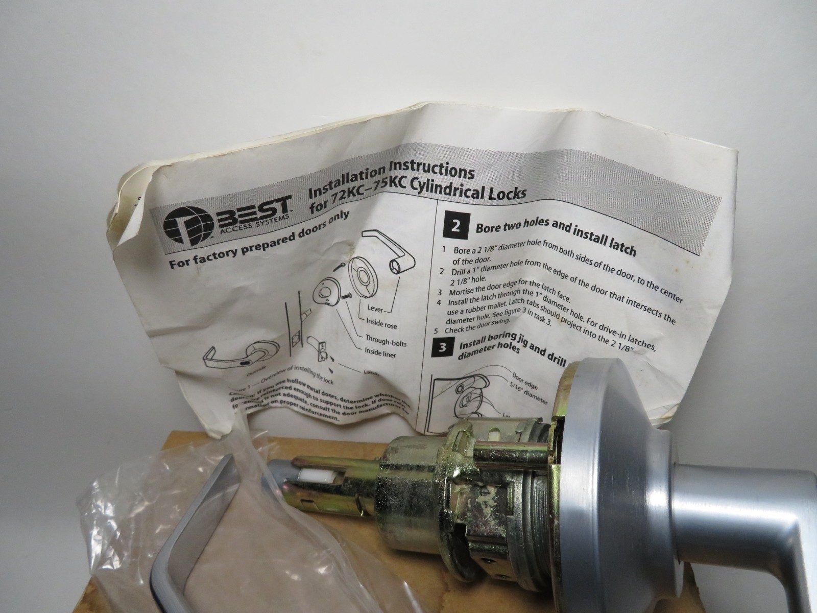 BEST: Stanley Security Solutions 73KC0L15D-STK-626 Medium Duty Lever Cyl (NOS)