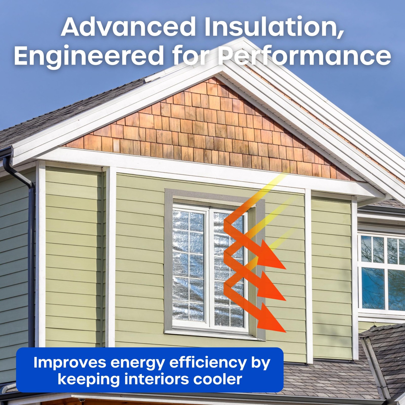 Reflective Window Insulation 24in x 20ft, Silver Folded – 5m x 60cm (2 Pack)