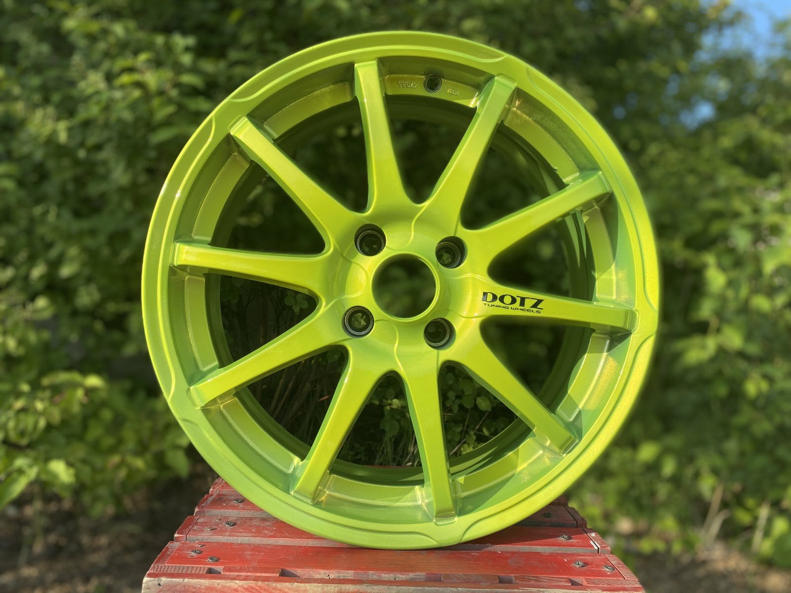 Transparent GLOWING LIME / NEON SHOCKER YELLOW powder coat paint, 1Lb/450g