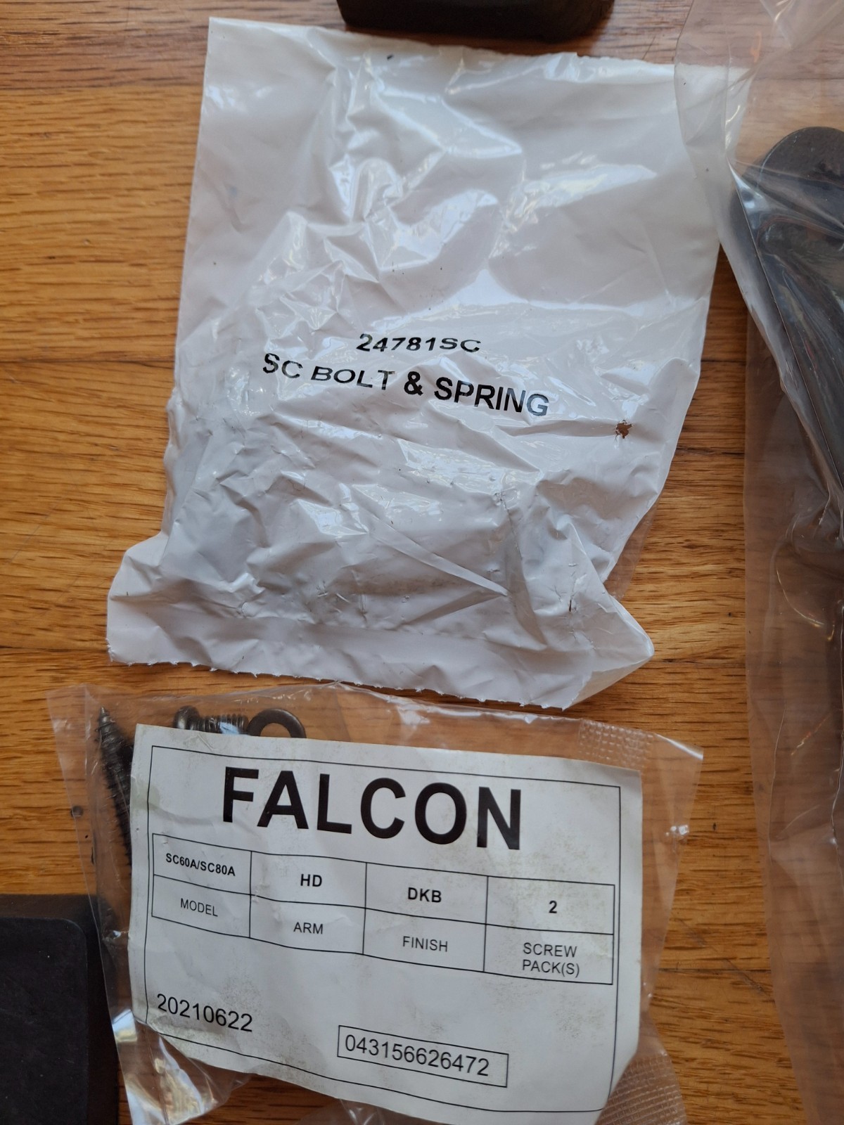 Falcon SC71A STD FULL SS Door Closer Heavy Duty Spring-n-Stop Dark Bronze