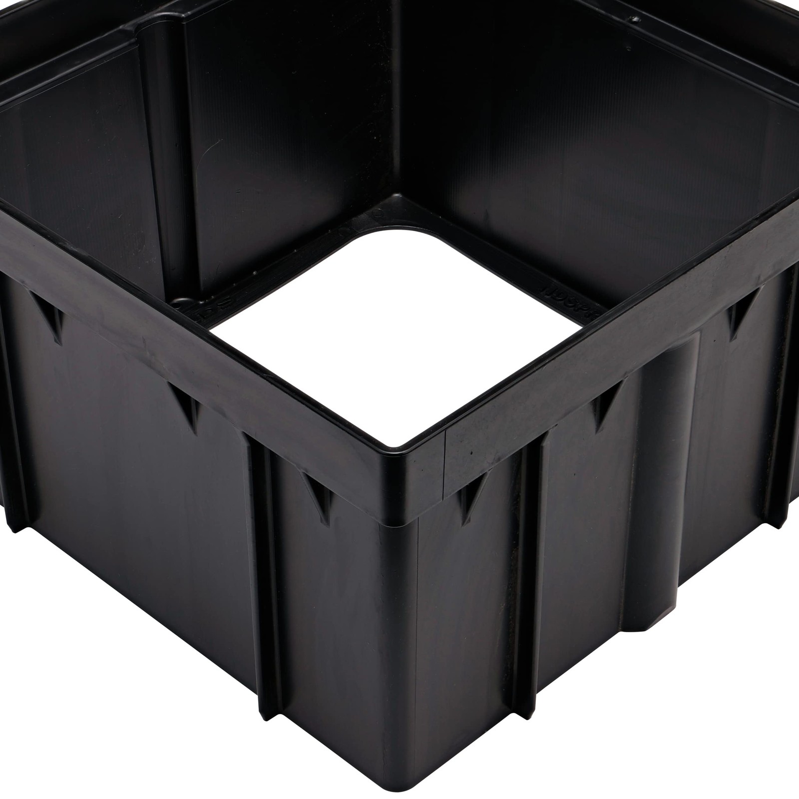 NDS 1216 Catch Basin Riser for 12 Inch Square 1 Count (Pack of 1), Black