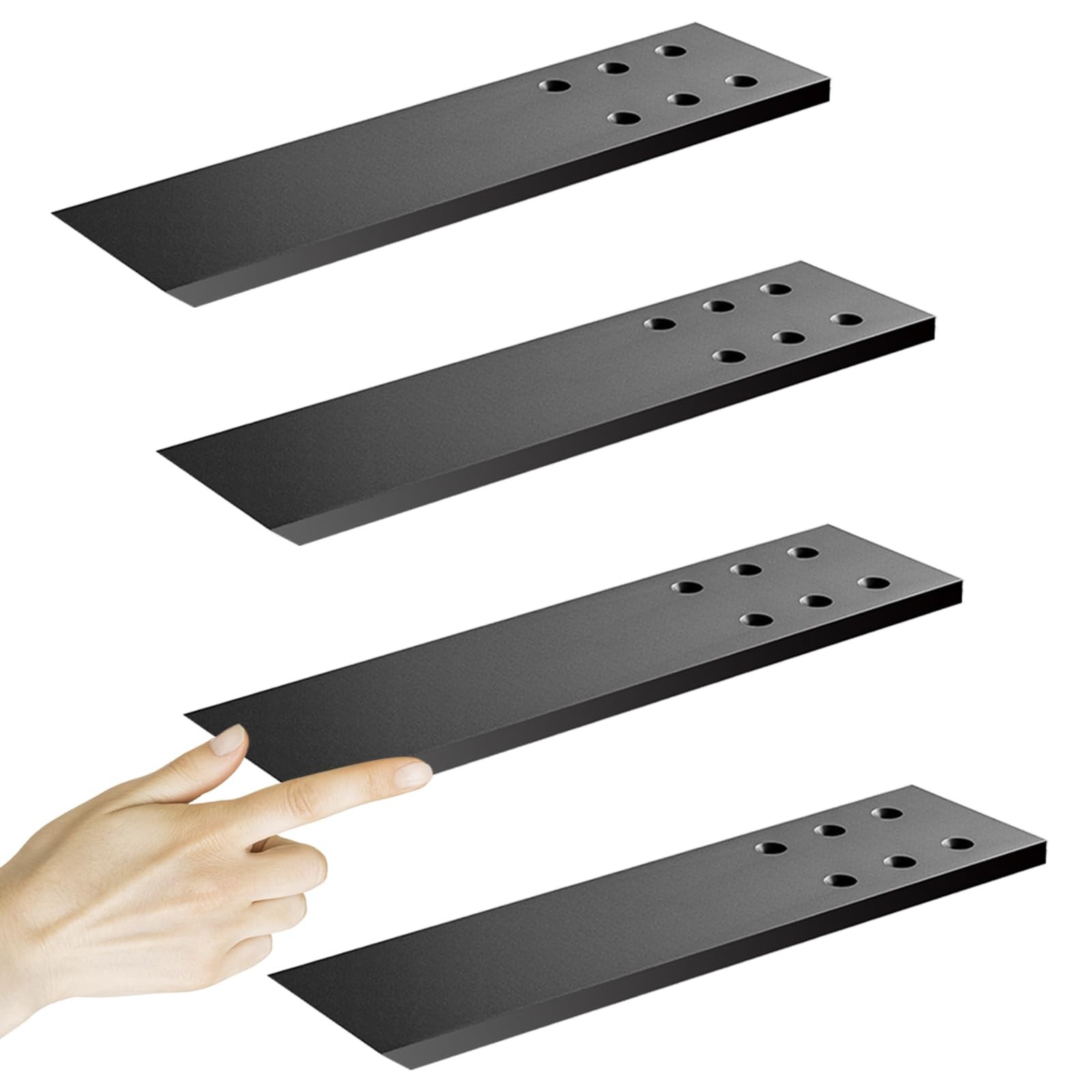 Hidden Granite Countertop Support Brackets 4 Pack 12″ L x 2.5″ W,3/8″ Thick H…