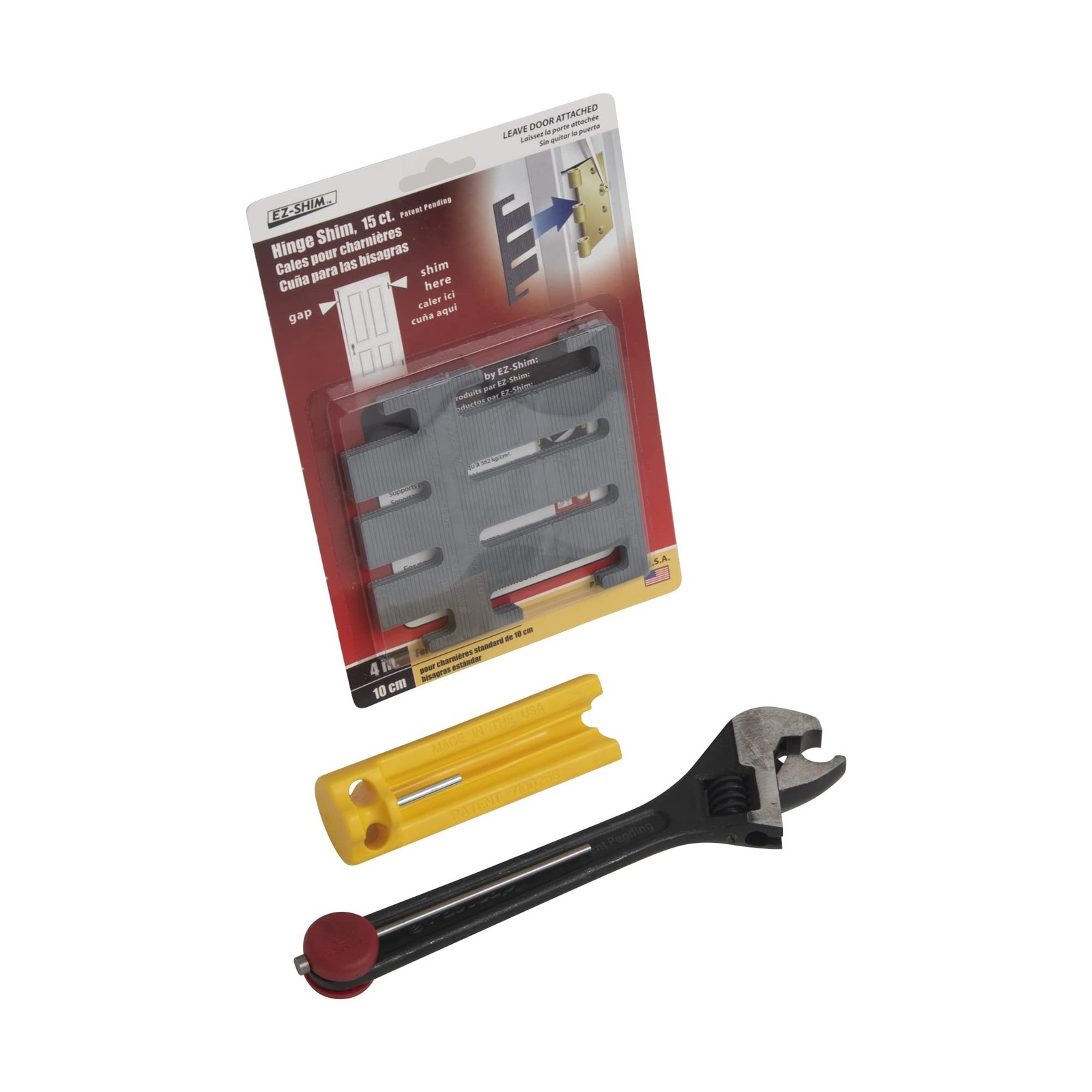 Door Straightener Kit – Hinge Shim, Knuckle Bender, Hinge Pin Removal Tool (4…