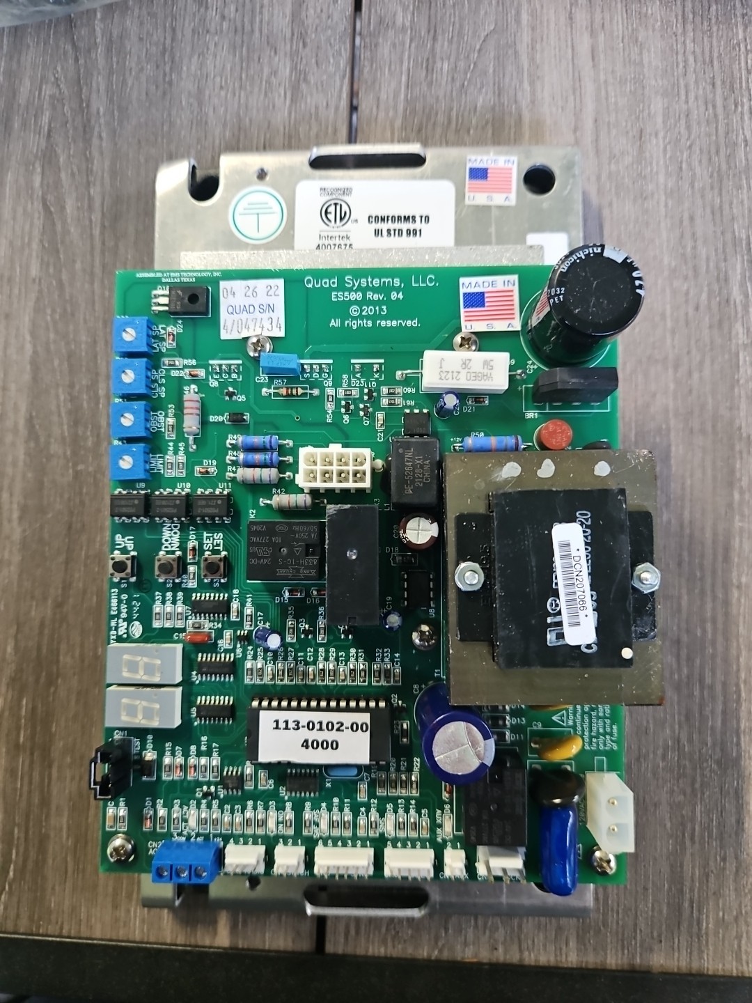 DCU DC4000 Control