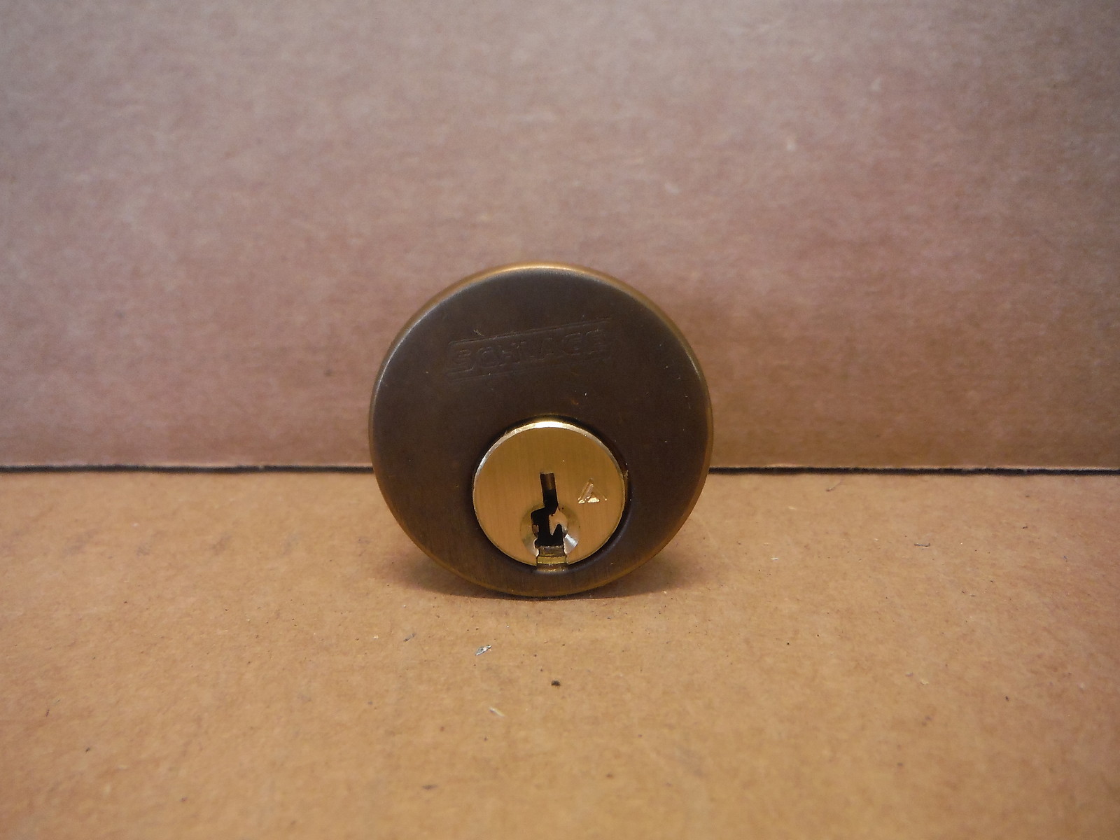 Stanley Security Lock Cylinder 1E74-C265-RP3-613 Door Industrial Office W/ Rings