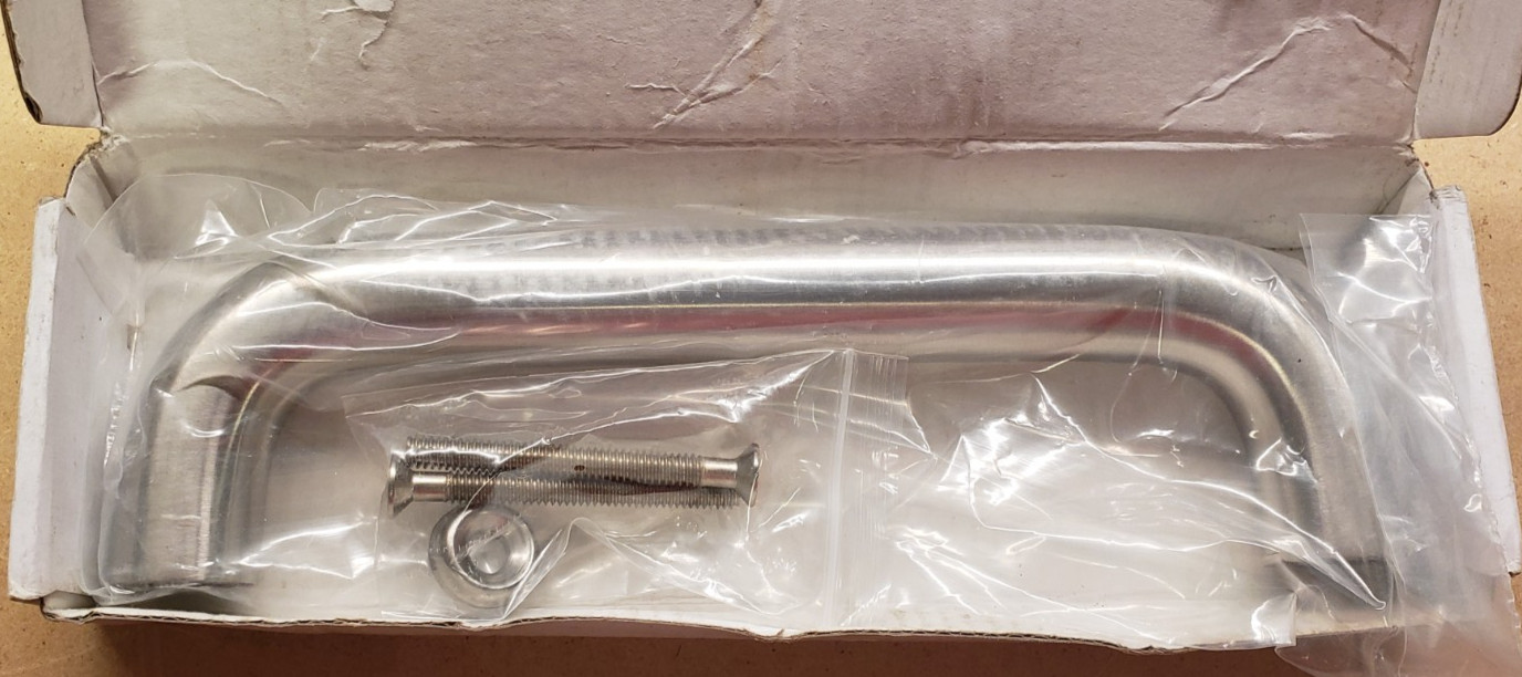 Don-Jo 19-630 Solid Bar Stock Door Pull, 1″ Round, Solid Stainless Steel New
