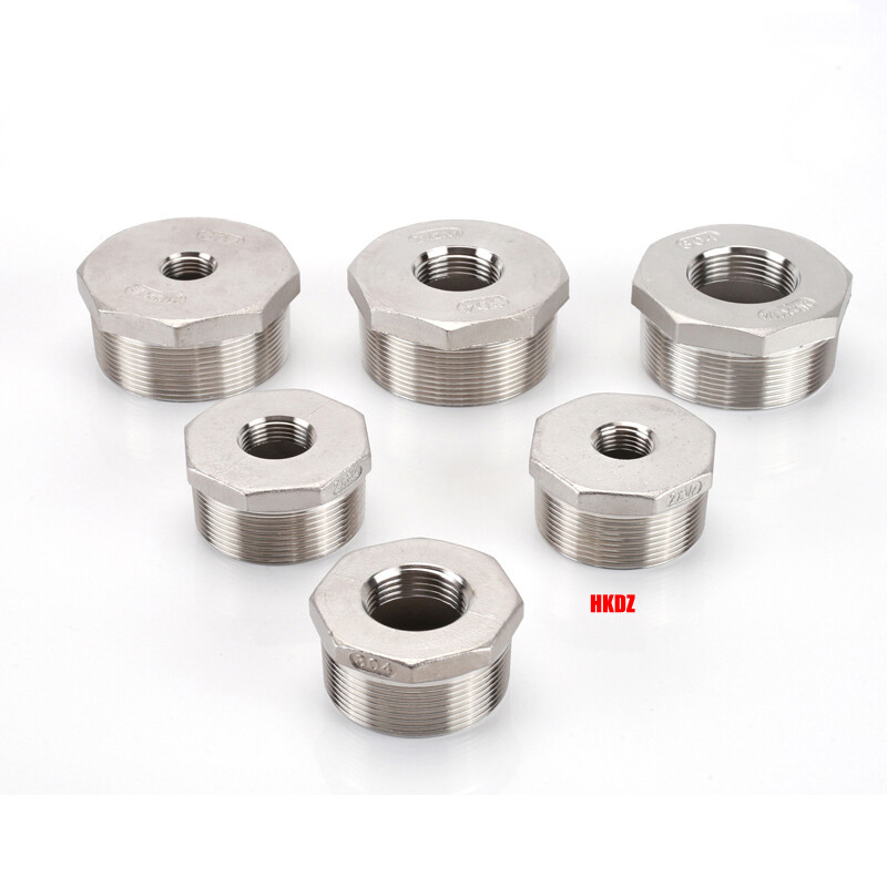 Stainless Steel 304 Female to Male BSP Threaded Fitting Reducing Bushes Adaptors