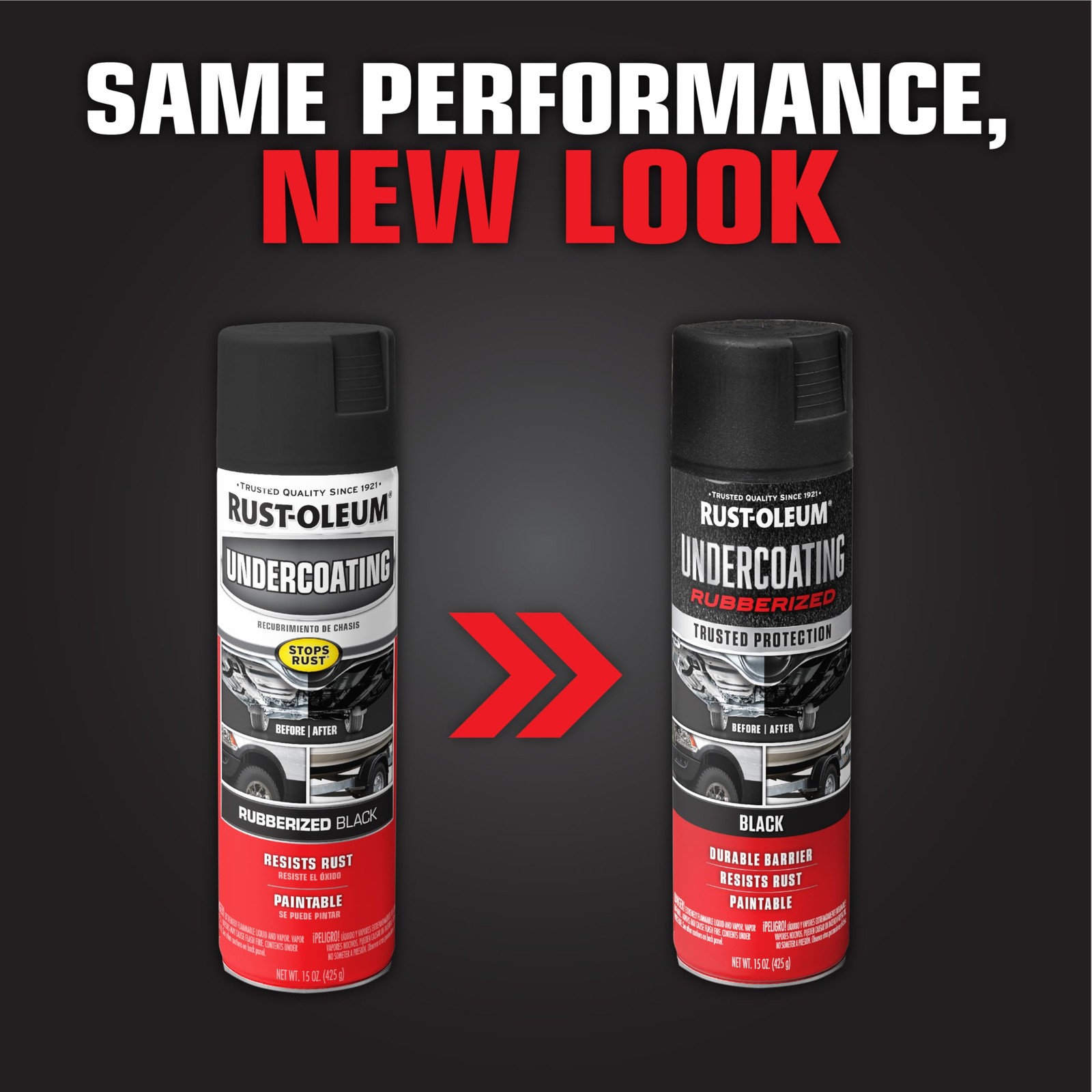 Rust-Oleum 248657 Rubberized Undercoating Spray, 15 Ounce (Pack of 1), Black