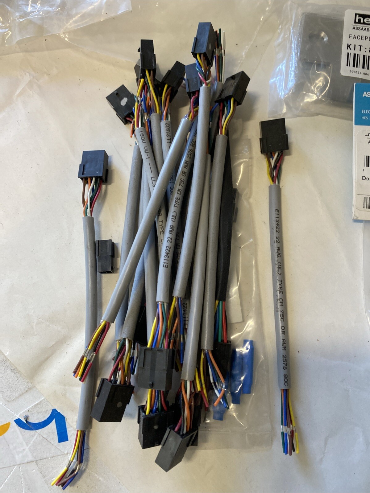 ASSA ABLOY ELECTROLYNX HARNESS Lot Plus Other Assa Abloy Parts Please See Photos