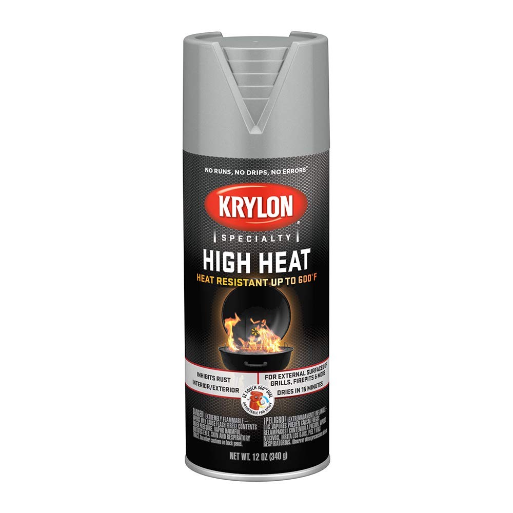 Krylon K01407000 Aluminum BBQ, Stove and 12 Ounce (Pack of 1),