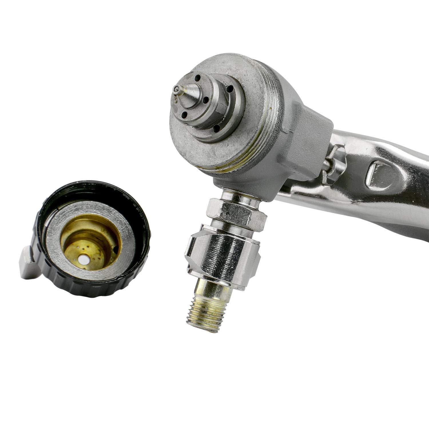 NuMax SPSC15 1.5mm Tip Gravity Feed Spray Gun 400cc Aluminum Cup