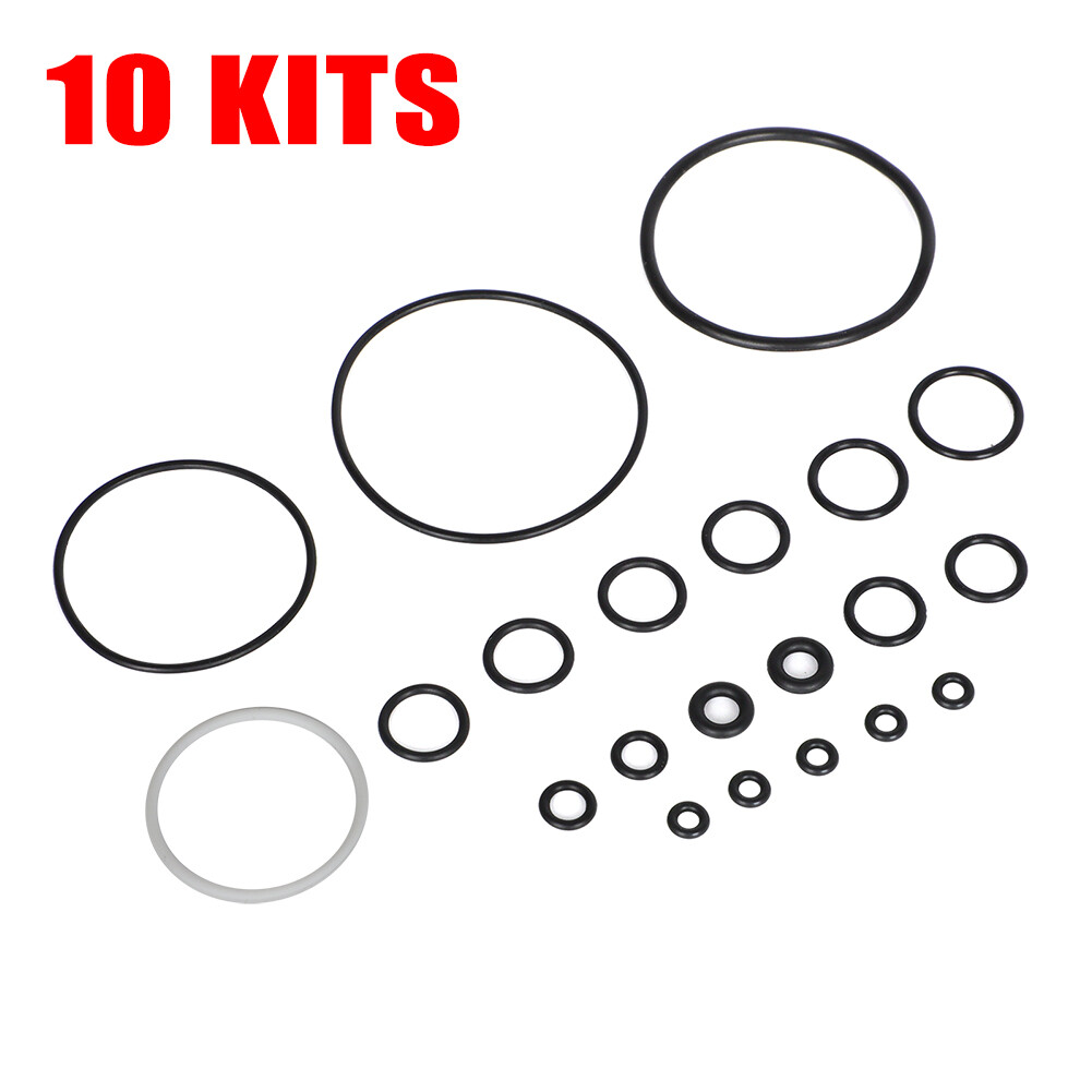 10 Kits Complete O-Ring Rebuild Kit 246355 For Graco Fusion Air Purge AP Orings