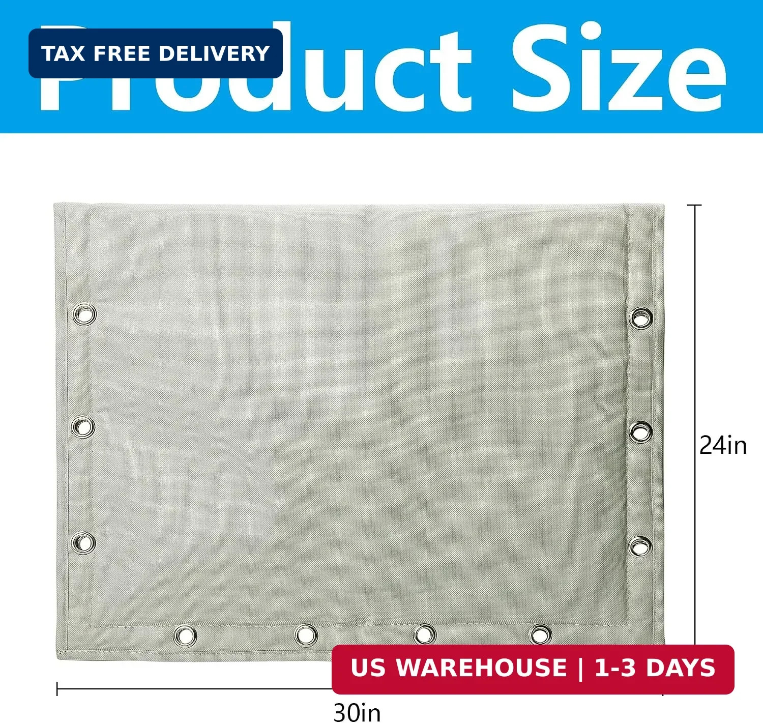 30 x 24 Inch Backflow Preventer Insulation Cover- 3 Way Opening Winter Pipe Insu