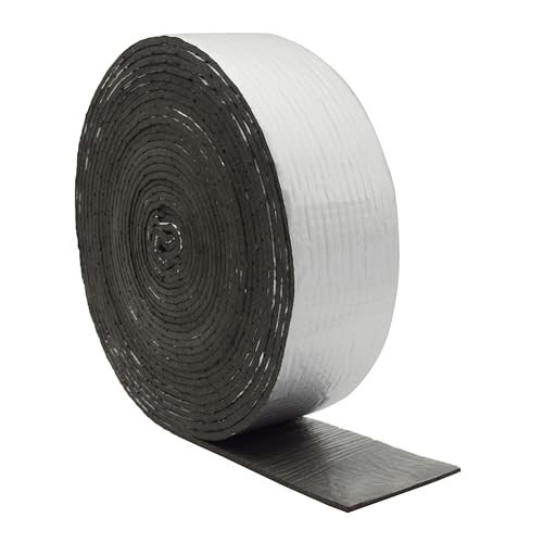 Reflective Foam Pipe Insulation Wrap 3″ x 32ft, Self-Adhesive, High Resilience
