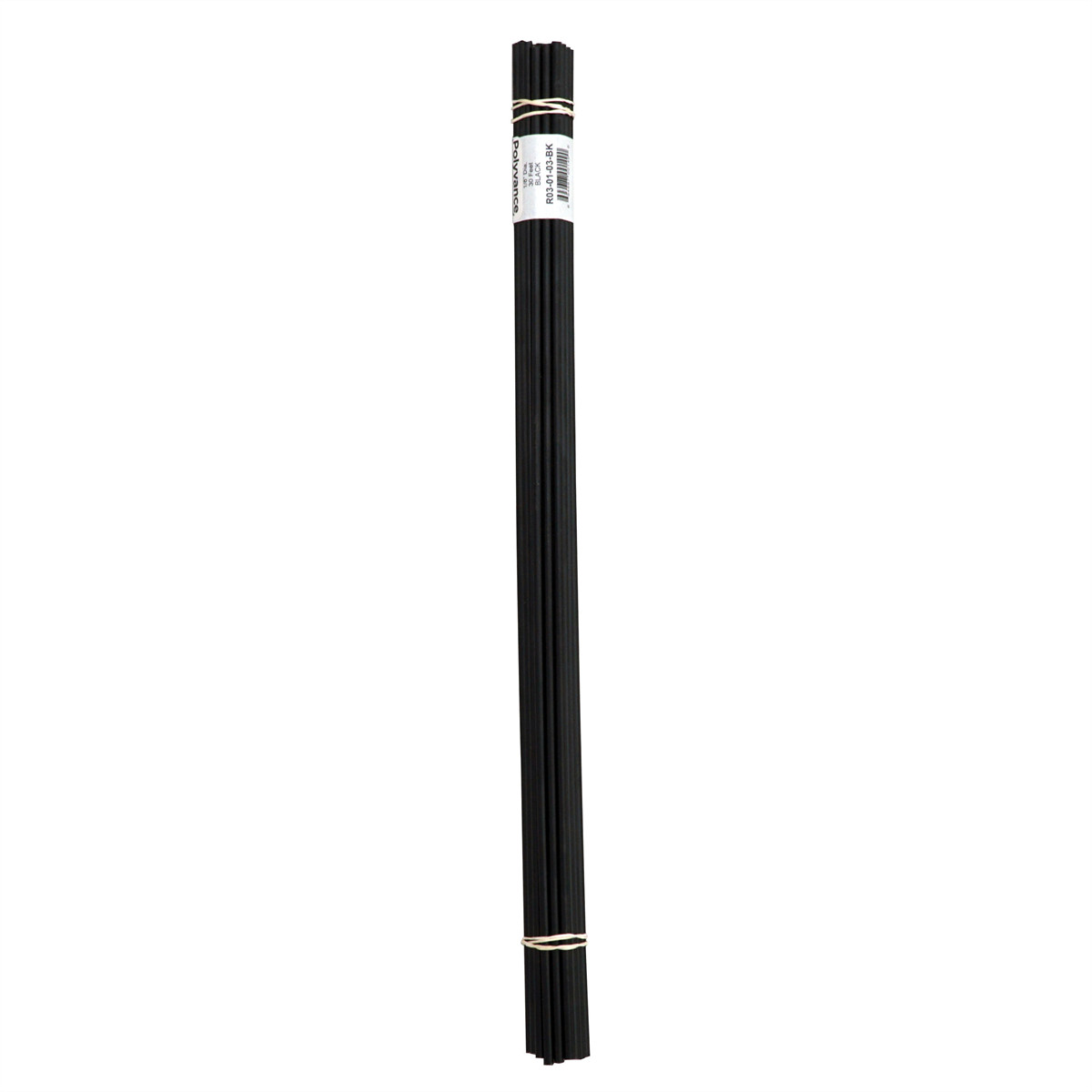 Urethane Supply Co. Polyvance R03-01-03-BK Welding Rod, 1/8 in Dia x 12 in L, R