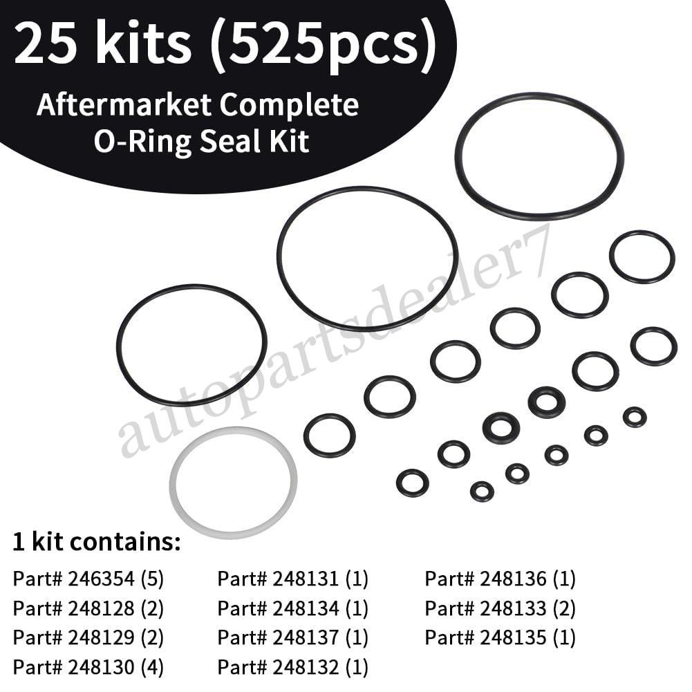 25Kit 246355 For Graco Complete O-Ring Rebuild Kit For Fusion Air Purge AP Spray