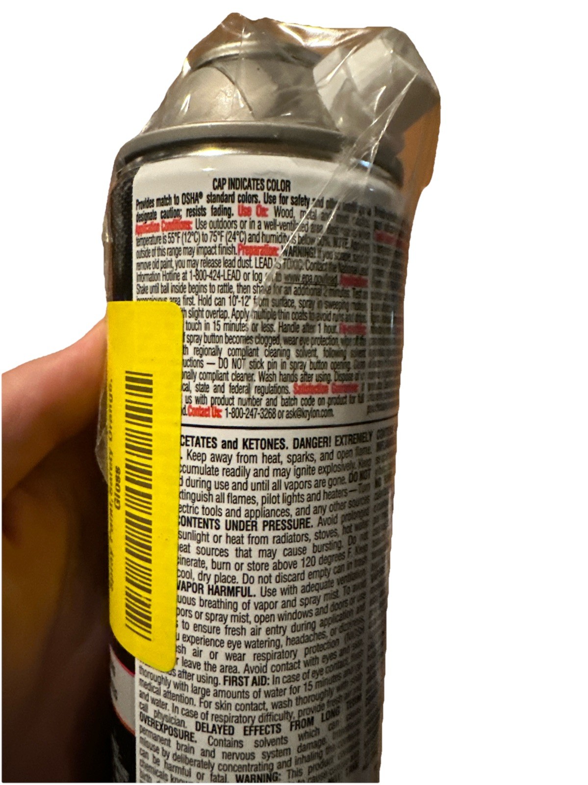 Krylon 2410 3 PACK Osha Safety Colors – Safety Orange – 12 oz