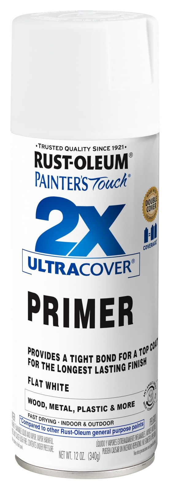 Rust-Oleum 334019 Painter’s Touch 2X Ultra 12 fluid ounce (Pack of 1), White