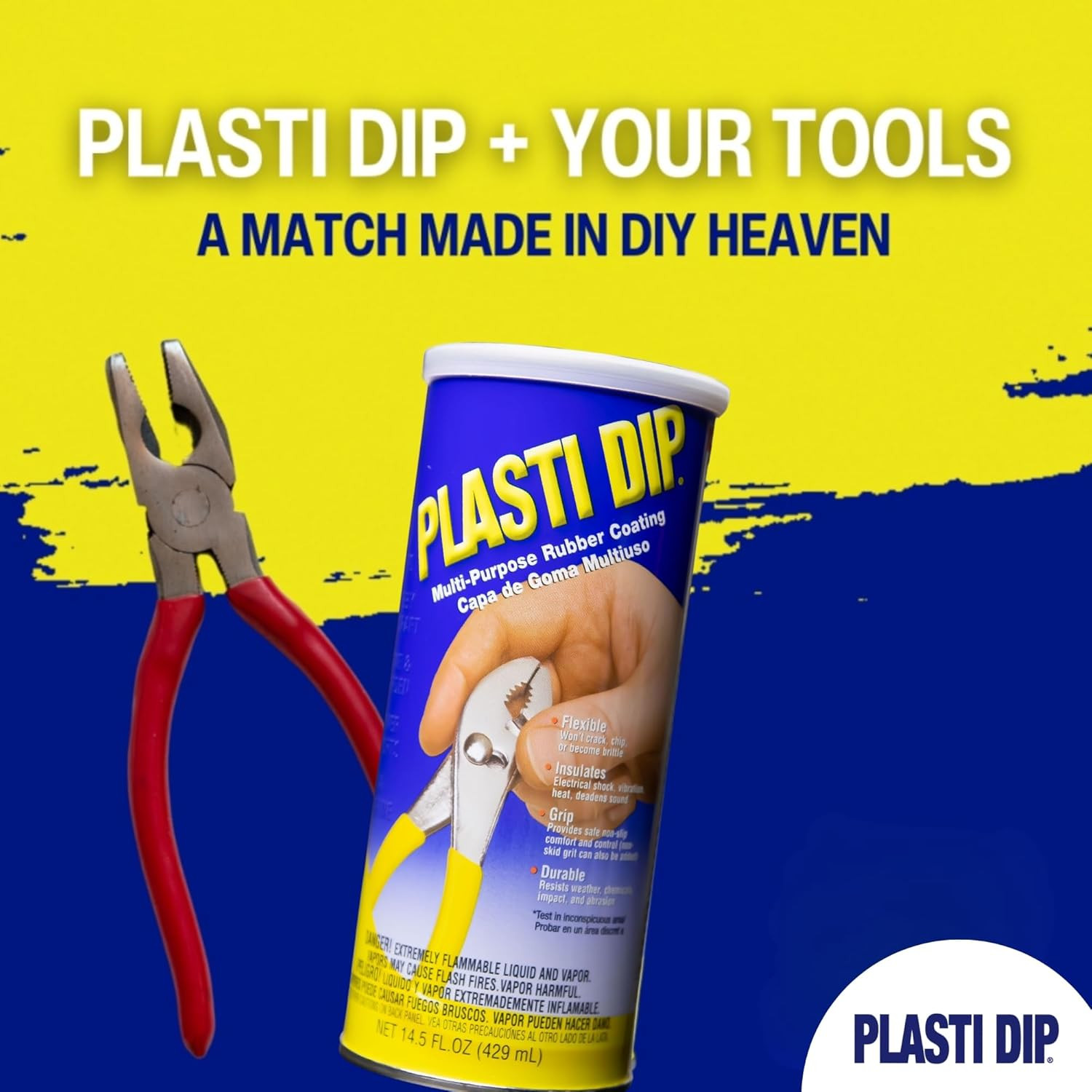 Plasti Dip Red Liquid Rubber Dip Can for Automotive Enthusiasts 14.5 Oz