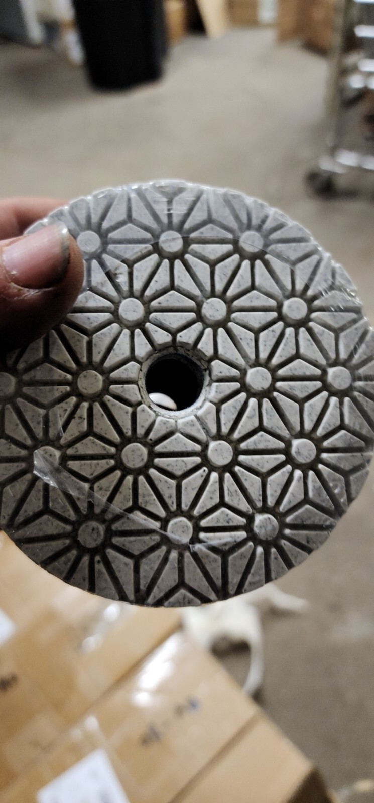 wet polisher cocrete floor grinder pad 5 pieces of Grit 20 marble granite stone
