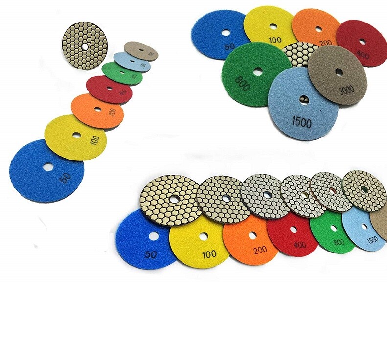 3 Inch to 7 Inch Diamond Dry Polishing Pad for Granite Concrete Grinding Stone