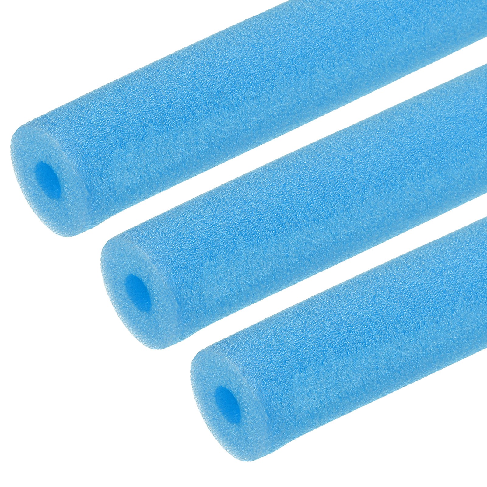 3pcs 1/2″ ID 3.3FT Pipe Insulation Foam Tube 1.38″ OD Tubing Cover Blue