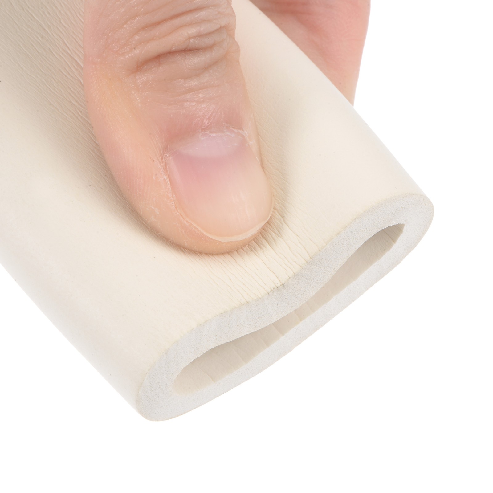 1″ ID 35mm OD Foam Tubing for Handle Grip Support Pipe Insulation 1m White