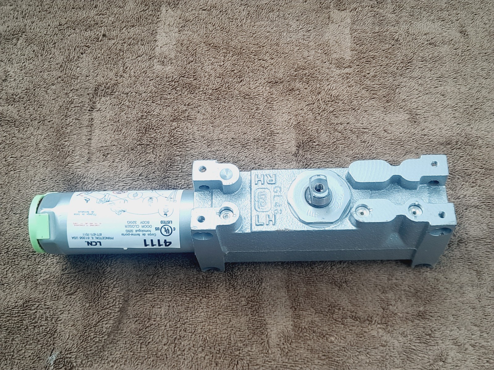 LCN 4111 320G Door Closer Body Only Heavy Duty Commercial Surface Mount Gray